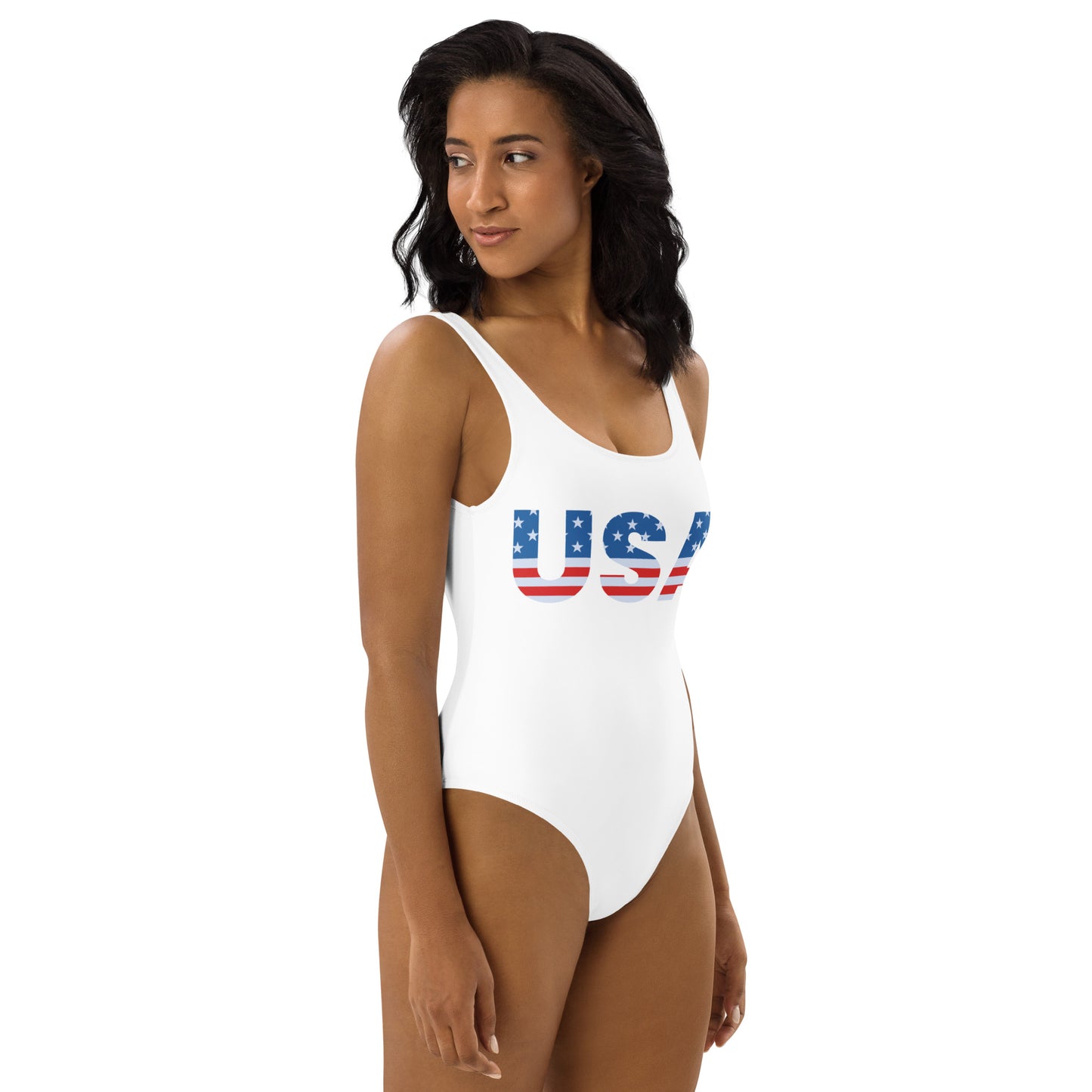 Women's USA Buttery Soft Swimsuit With UPF 50+