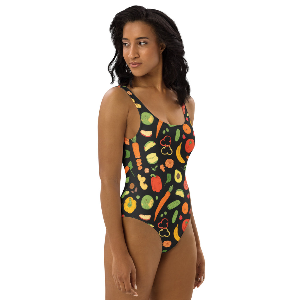Women's Fruit & Veggie Buttery Soft Swimsuit With UPF 50+