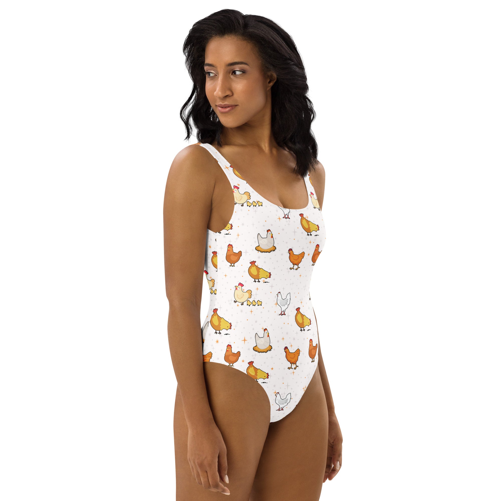 Women's Chicken Buttery Soft Swimsuit With UPF 50+