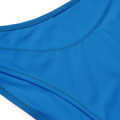 Women's Navy Blue Recycled Bandeau Bikini - Quick Drying Fabric With UPF 50+