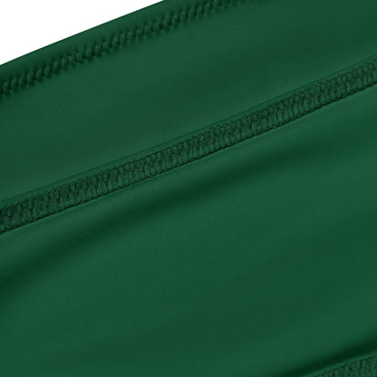 Women's Dark Green Recycled Bandeau Bikini - Quick Drying Fabric With UPF 50+