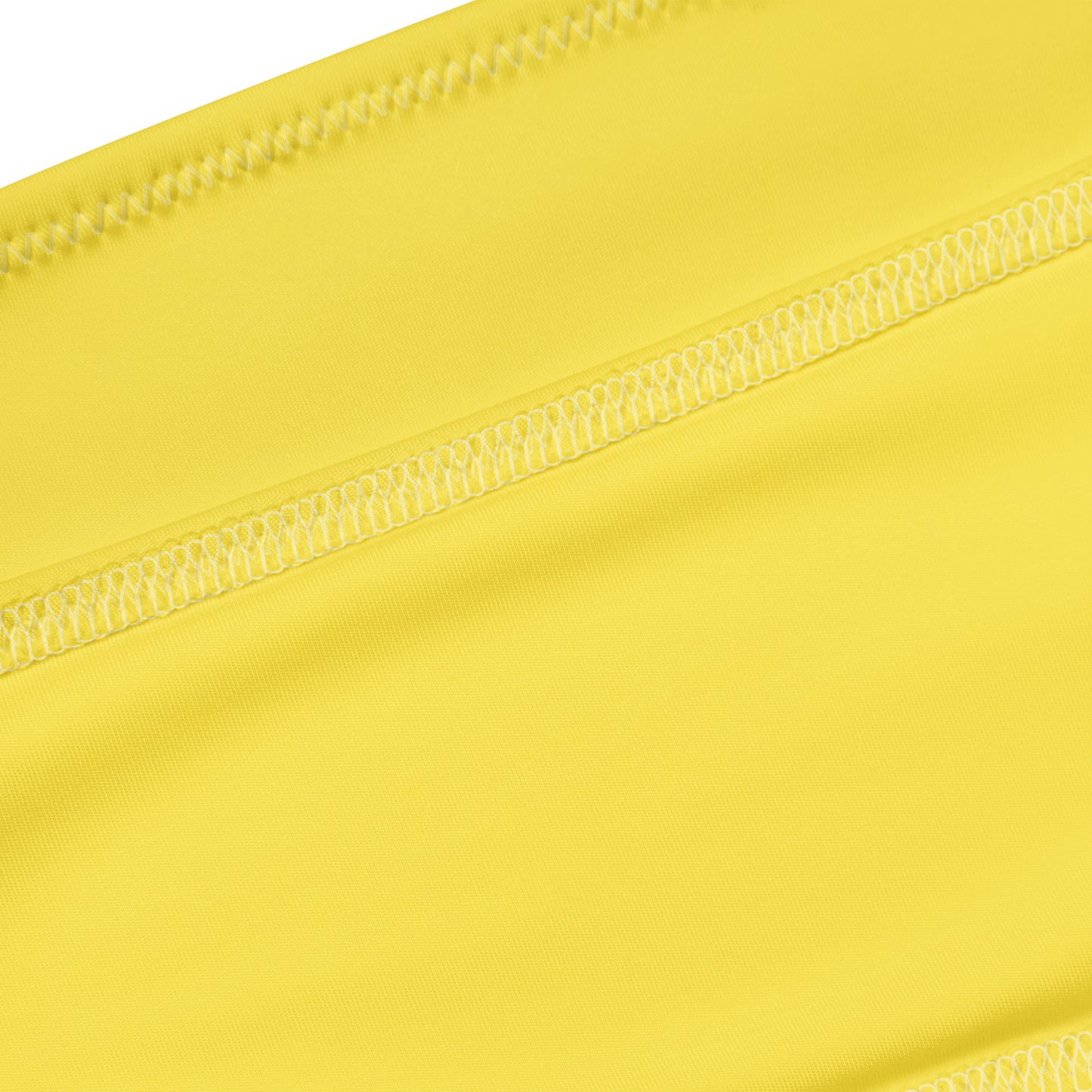 Women's Yellow Recycled Bandeau Bikini - Quick Drying Fabric With UPF 50+