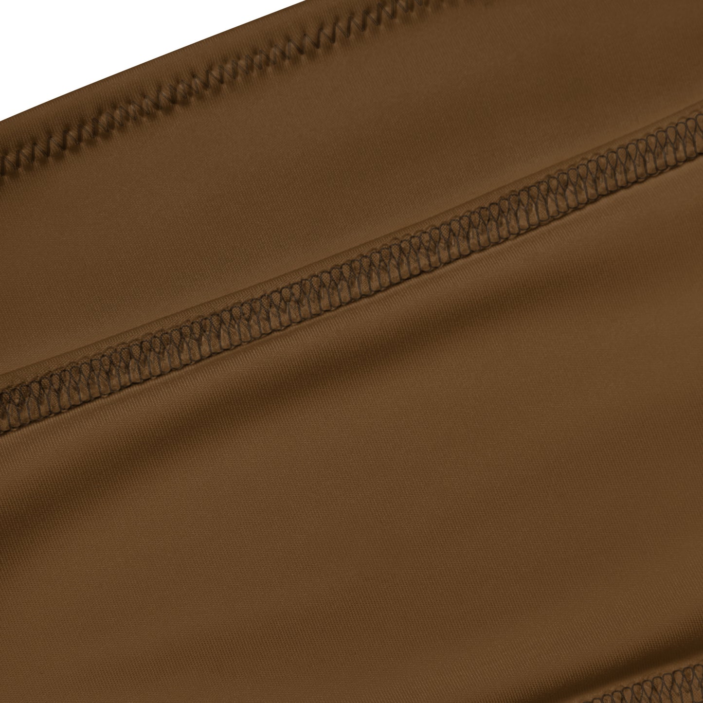 Women's Brown Recycled Bandeau Bikini - Quick Drying Fabric With UPF 50+