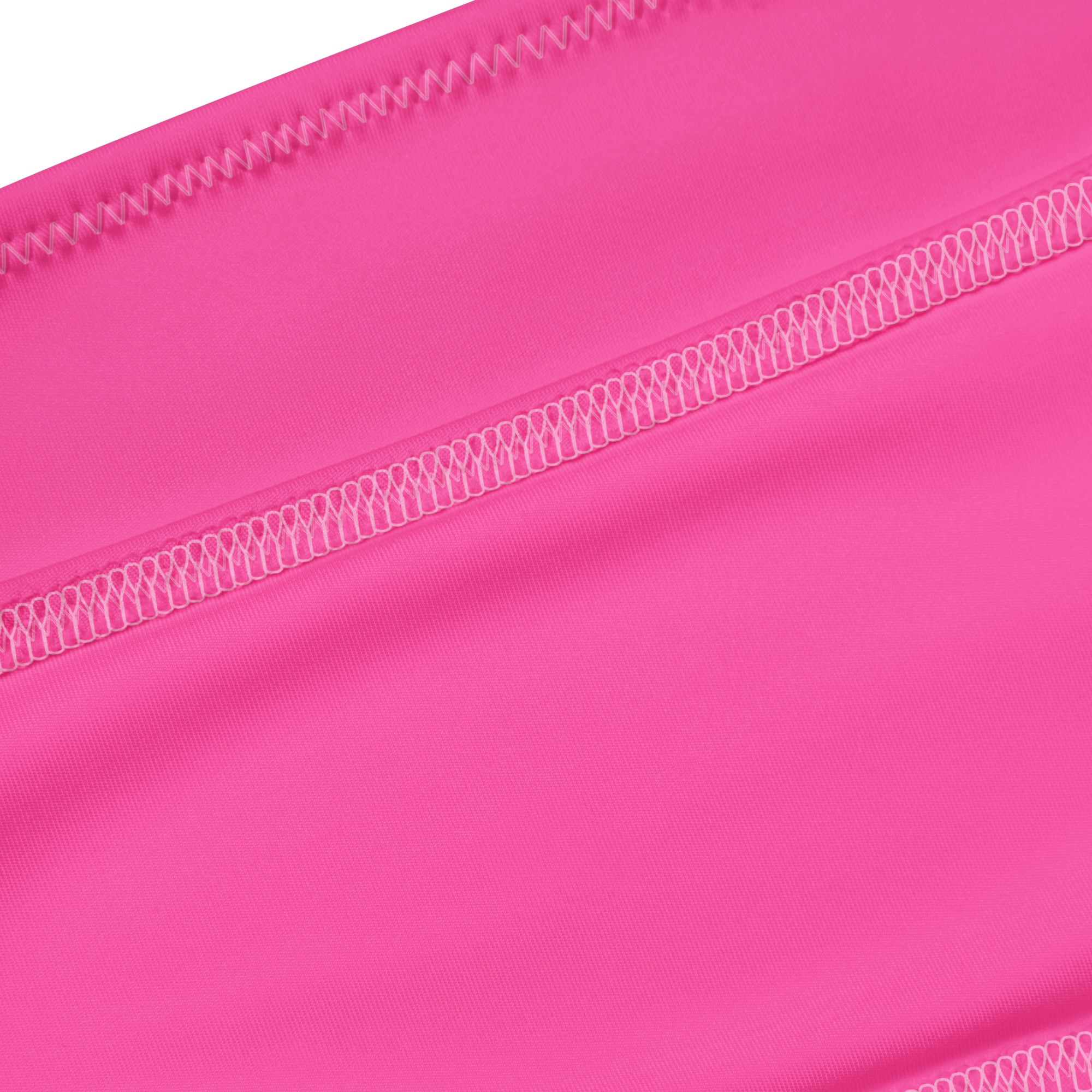 Women's Bright Pink Recycled Bandeau Bikini - Quick Drying Fabric With UPF 50+