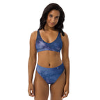 Women's Realistic Galaxy Padded Recycled Bikini - Quick Drying Fabric With UPF 50+