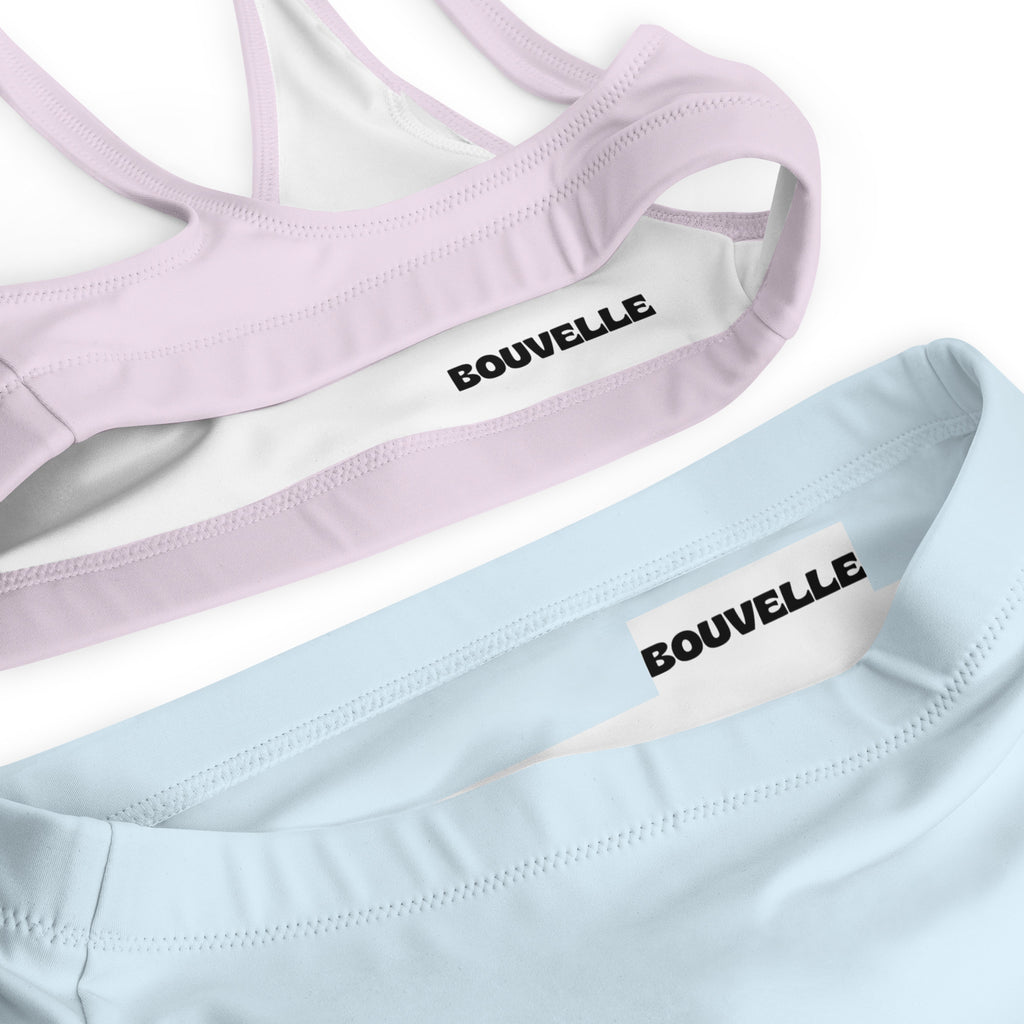 Women's Cotton Candy Pastel Recycled Bikini - Removable Padding, Buttery Soft Quick-Drying UPF 50+ Fabric