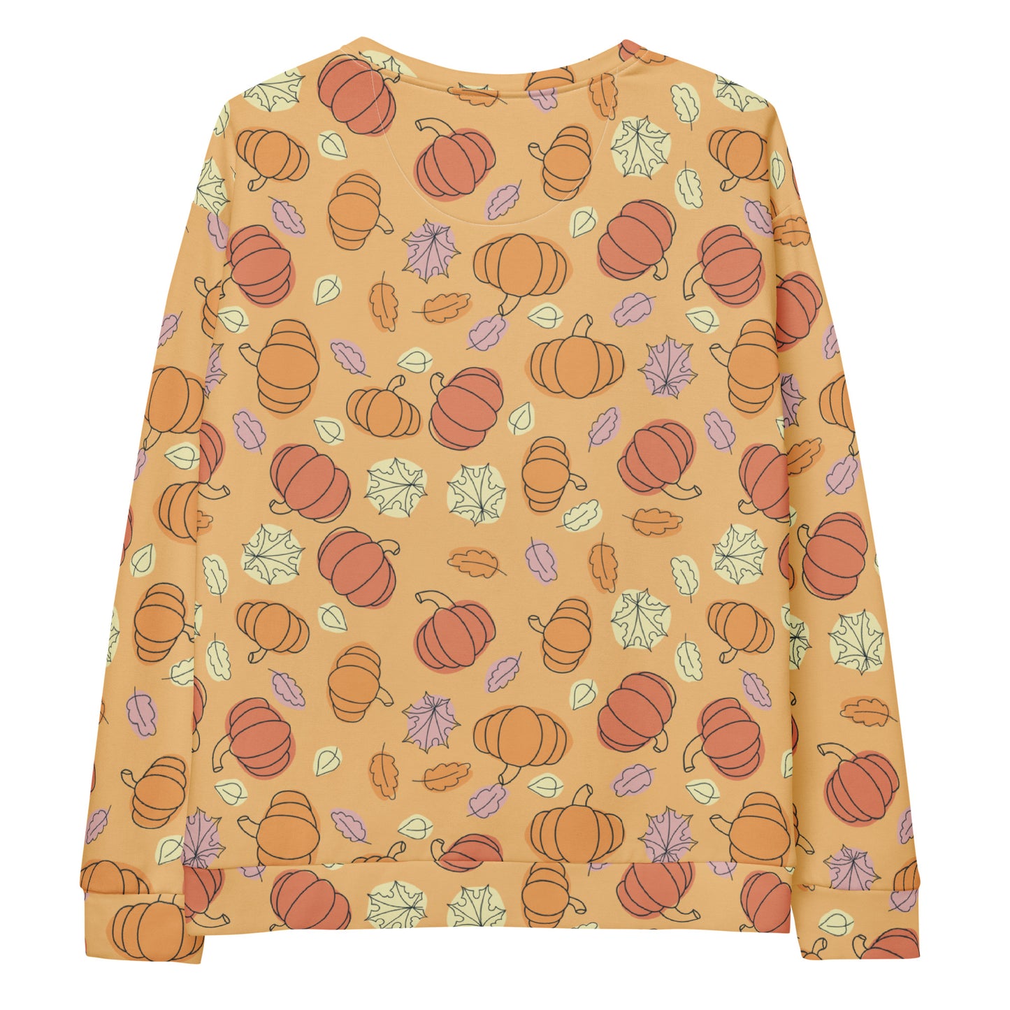 Pumpkin Patch Sweatshirt With Brushed Inner Fleece Fabric