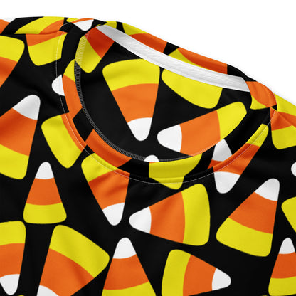 Candy Corn Halloween Sweatshirt With Brushed Inner Fleece Fabric