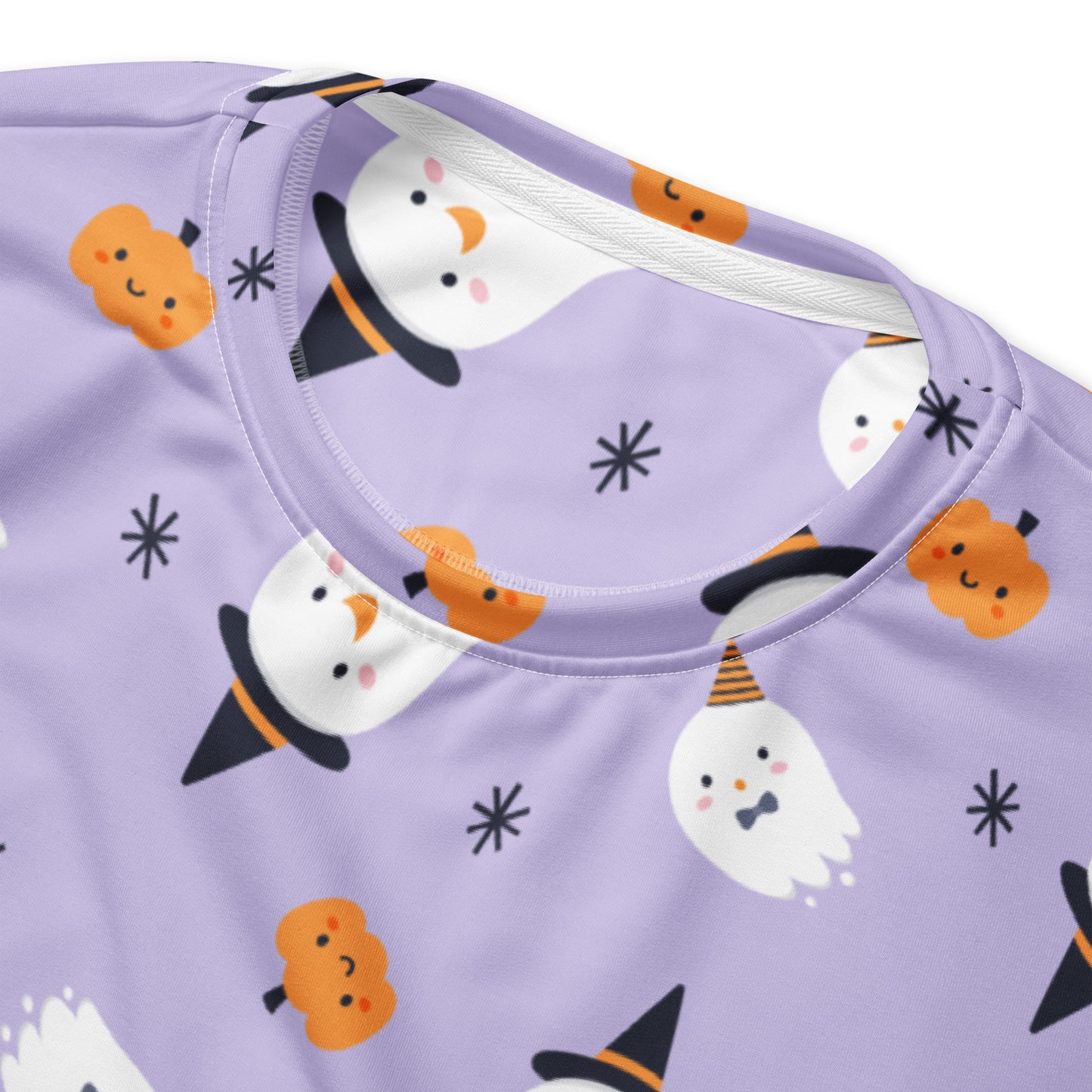 Halloween Witch Ghost Sweatshirt With Brushed Inner Fleece Fabric