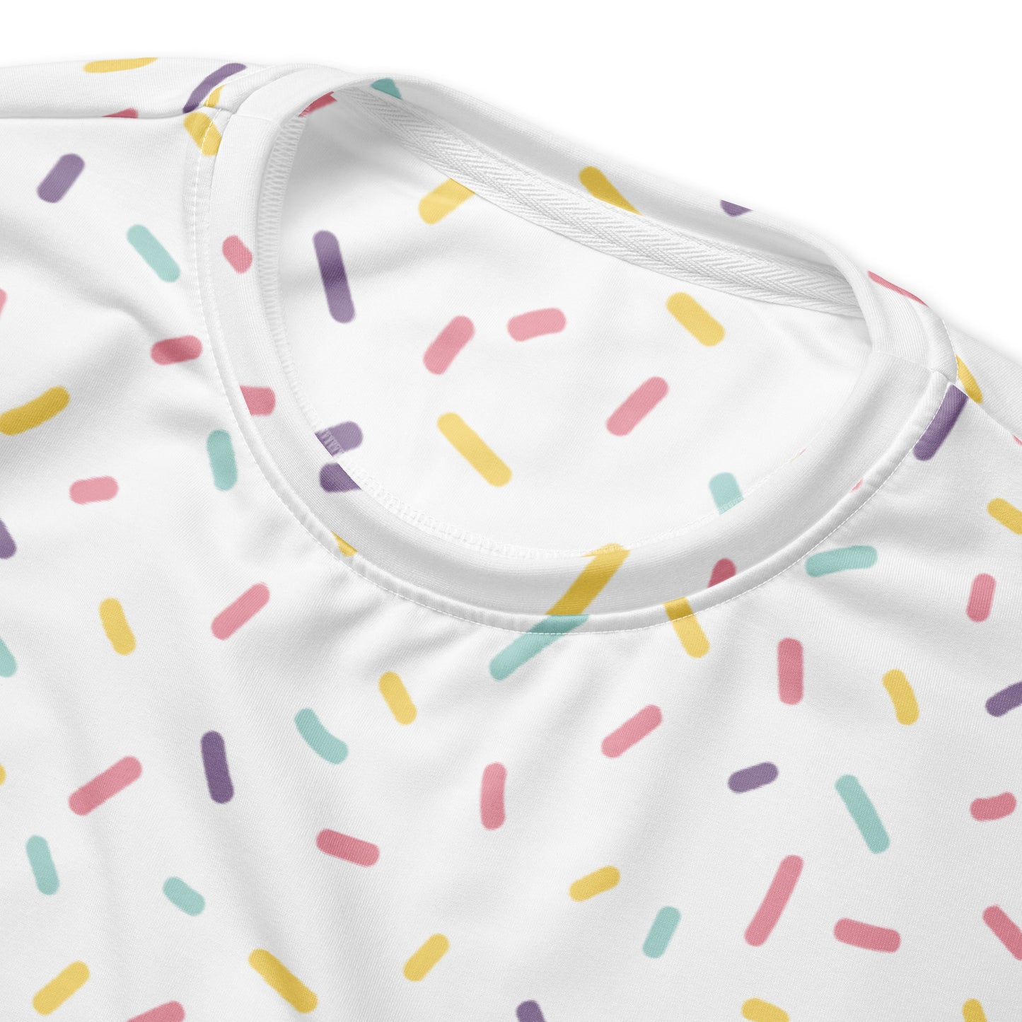 Colorful Sprinkles Sweatshirt With Brushed Inner Fleece Fabric