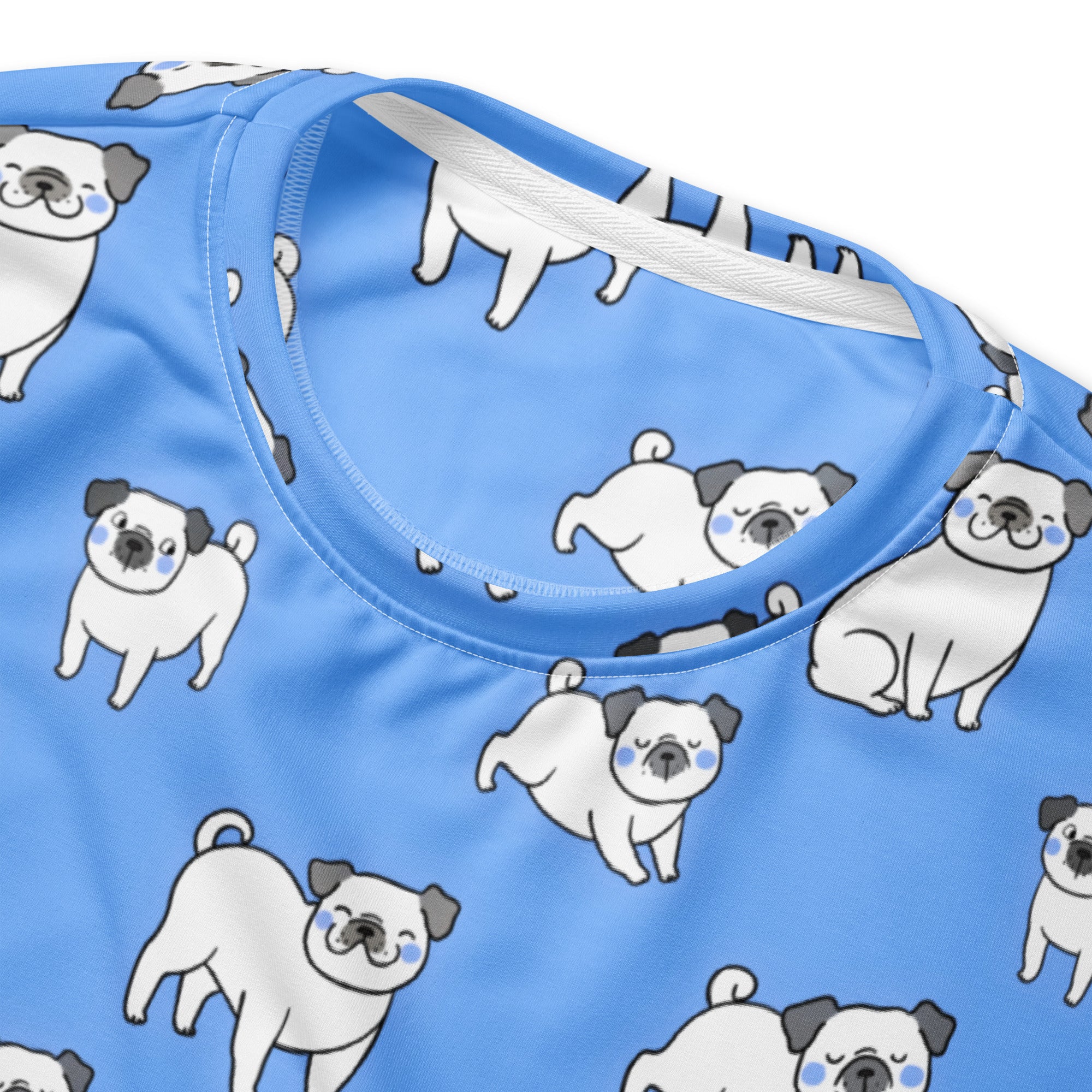 Blue Corgi Dog Sweatshirt With Brushed Inner Fleece Fabric