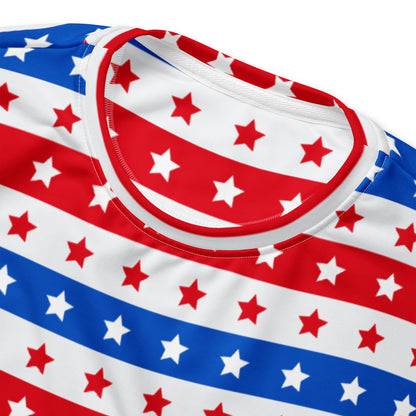 American Flag Stars & Stripes Sweatshirt With Brushed Inner Fleece Fabric
