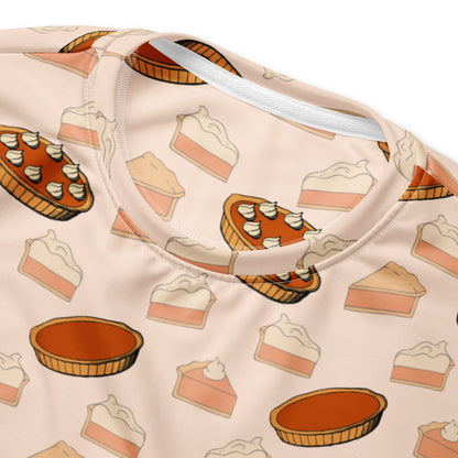 Pumpkin Pie Thanksgiving Sweatshirt With Brushed Inner Fleece Fabric