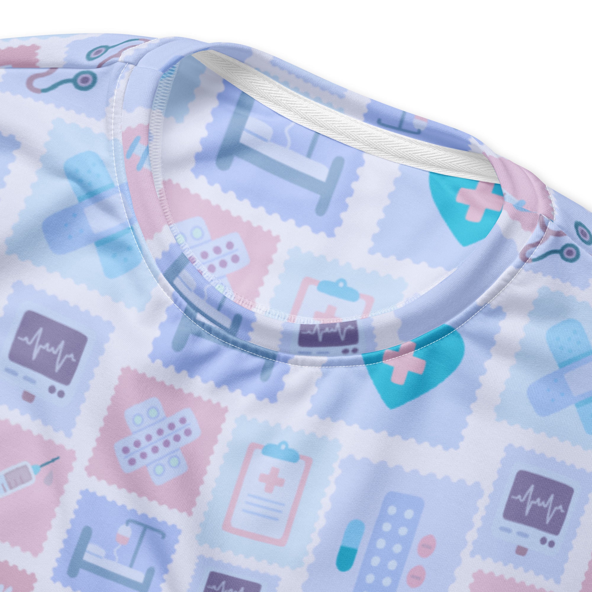 Blue Nurse Icon Sweatshirt With Brushed Inner Fleece Fabric