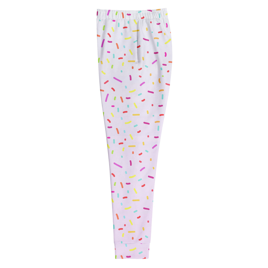 Women’s Colorful Sprinkles Recycled Jogger Pants With Pockets – Cozy Brushed Inside Fleece