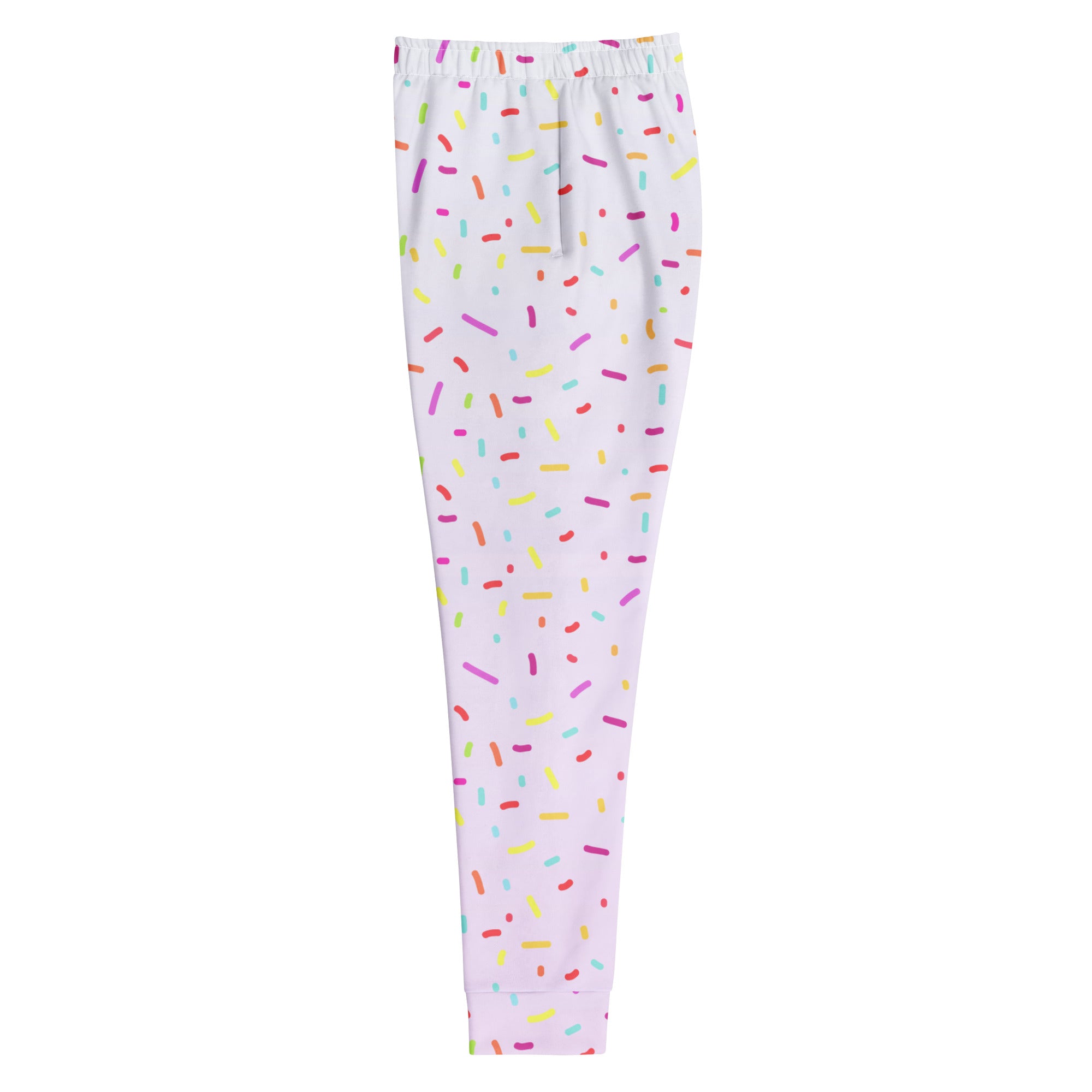 Women’s Colorful Sprinkles Recycled Jogger Pants With Pockets – Cozy Brushed Inside Fleece