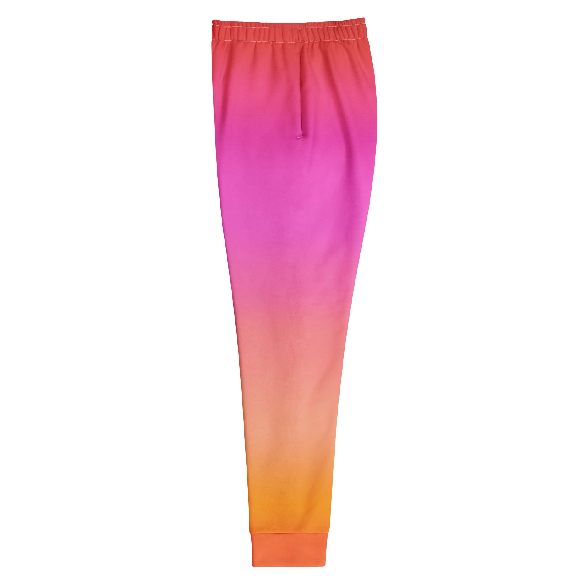 Women’s Sunset Ombre Recycled Jogger Pants With Pockets – Cozy Brushed Inside Fleece