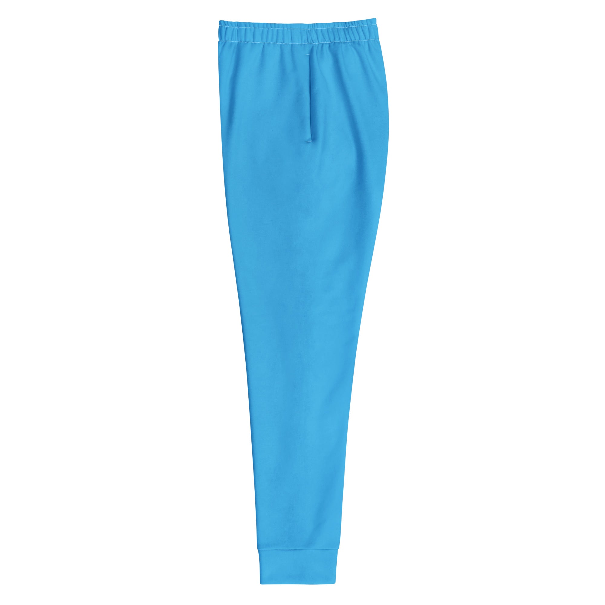Women’s sky blue recycled jogger pants with soft stretchy fabric elastic waistband and cozy brushed inside fleece