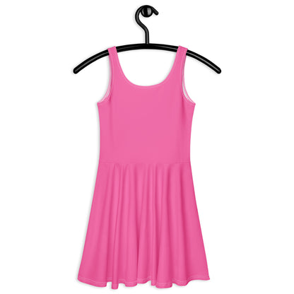 Women's Pink Buttery Soft Skater Dress With UPF 50+