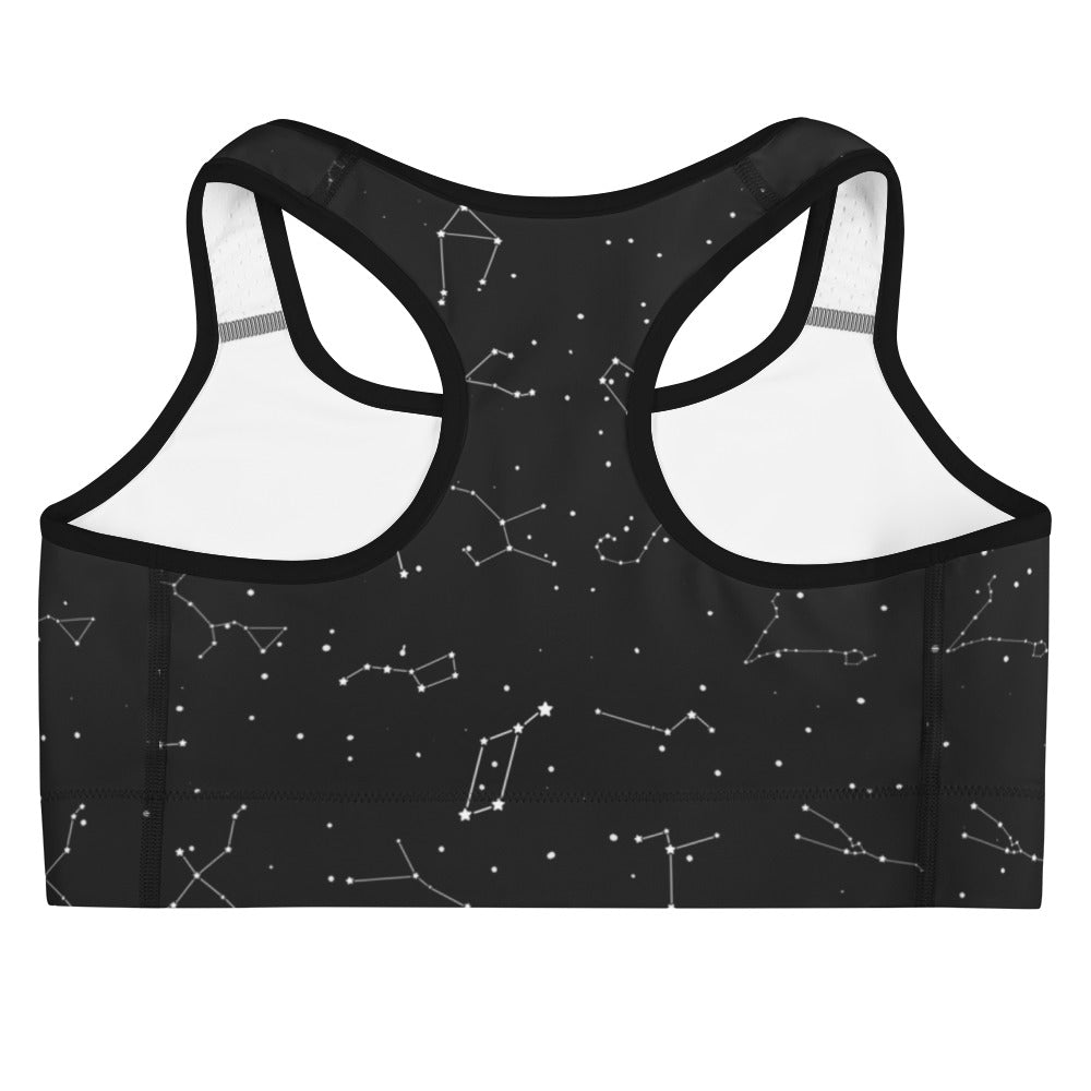 Women's Realistic Constellations Quick Drying Sports Bra