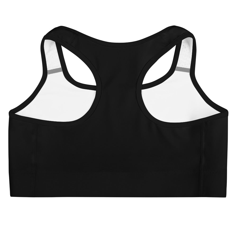 Women's Black Quick Drying Sports Bra