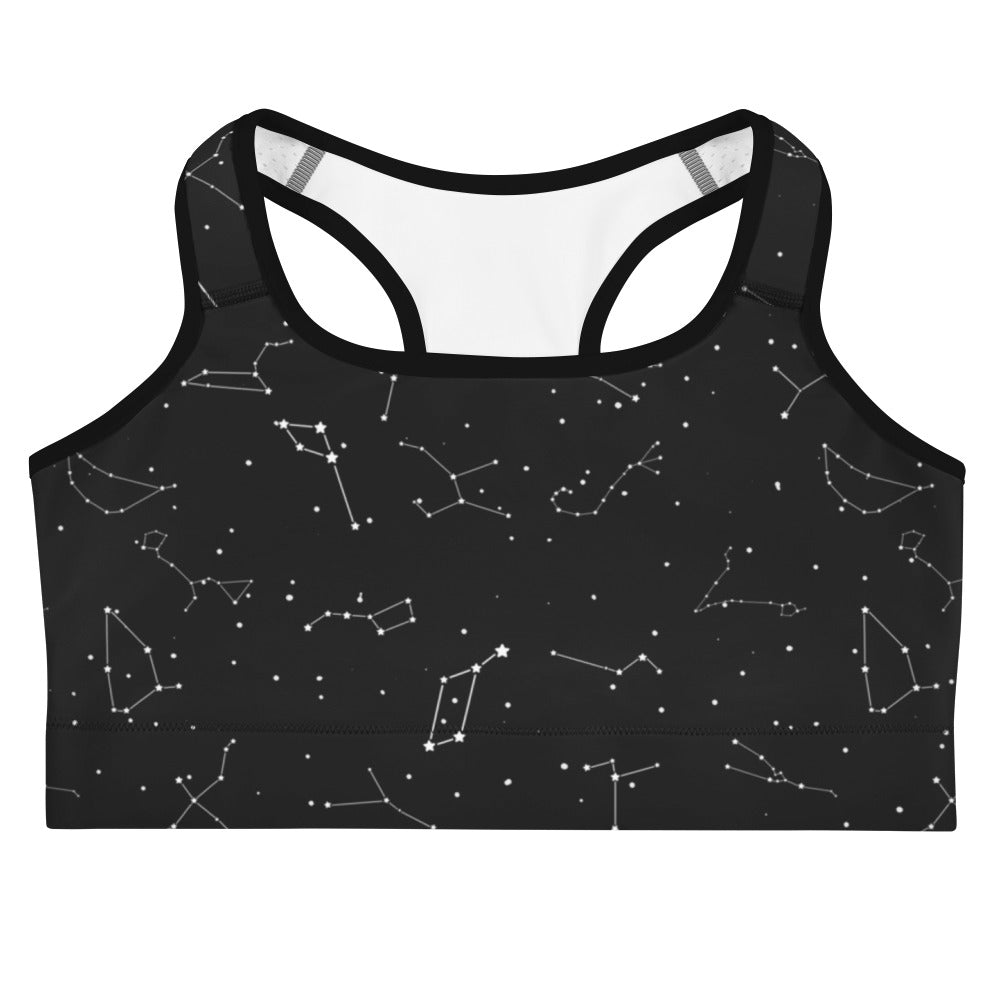 Women's Realistic Constellations Quick Drying Sports Bra