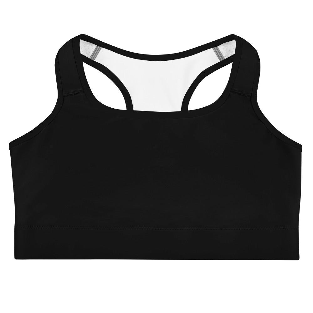 Women's Black Quick Drying Sports Bra