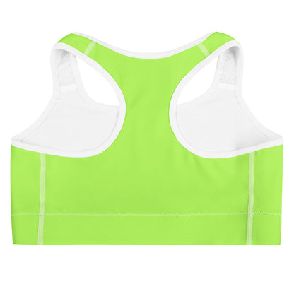 Women's Lime Green Quick Drying Sports Bra