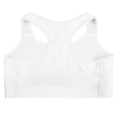 Women's White Quick Drying Sports Bra