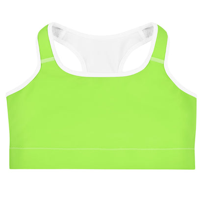 Women's Lime Green Quick Drying Sports Bra