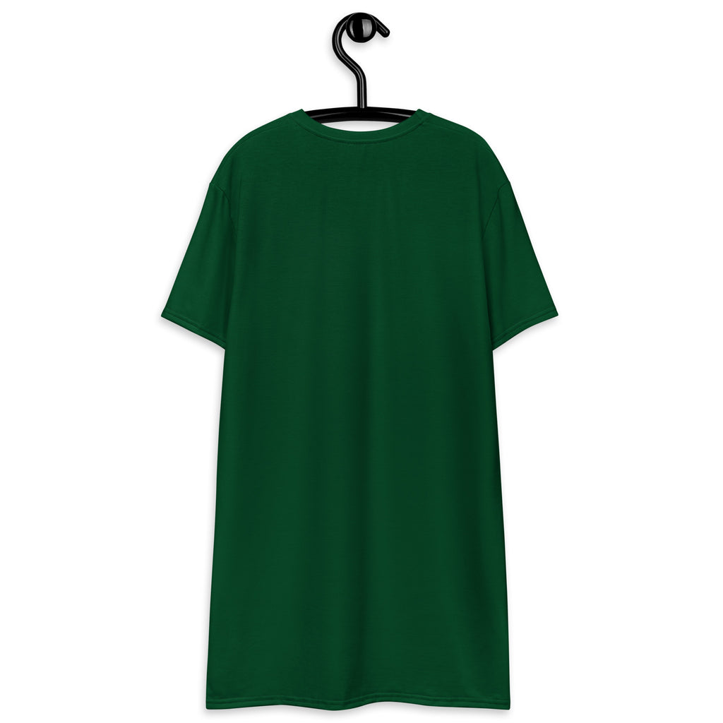Women's Dark Green T-Shirt Dress