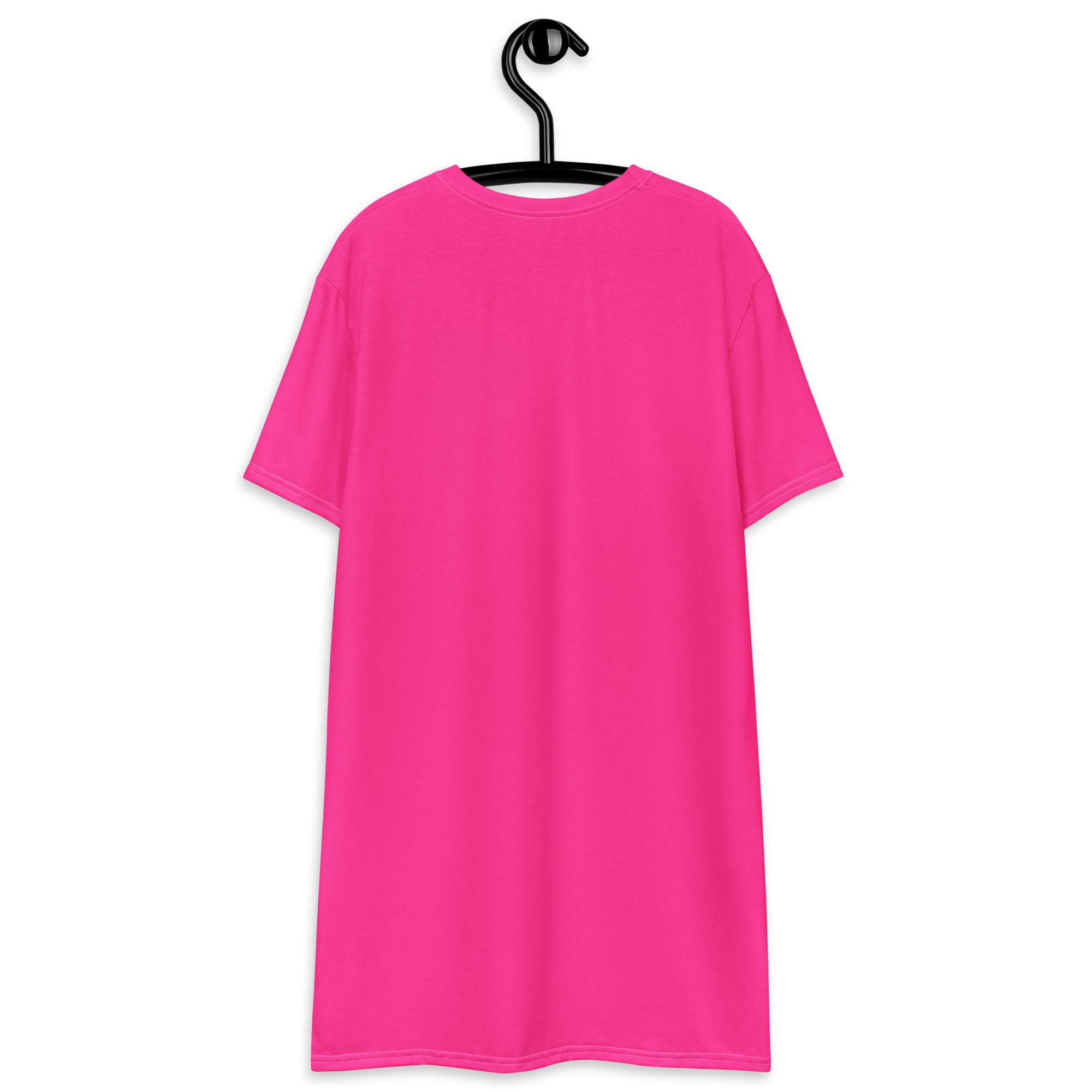 Women's Hot Pink T-Shirt Dress