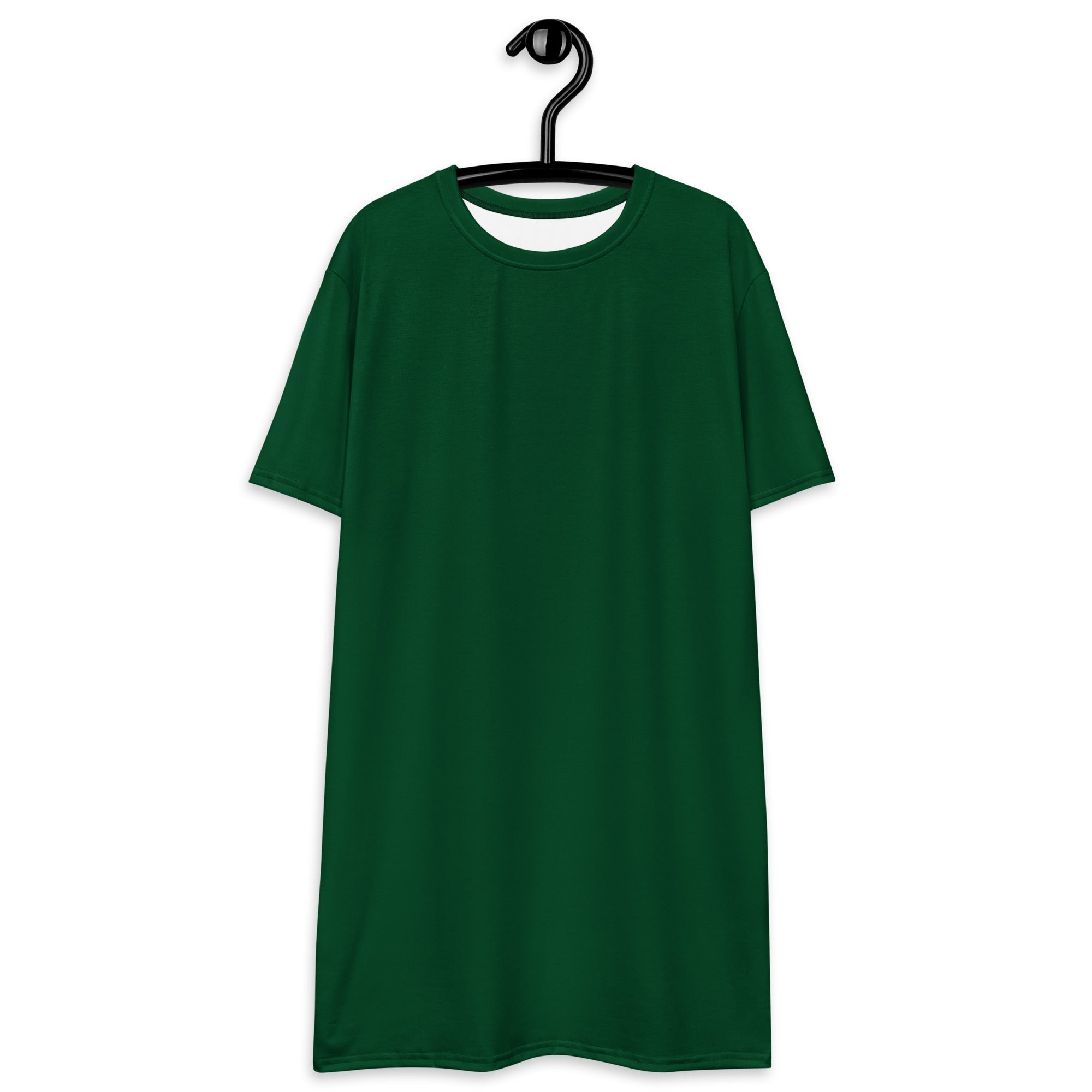 Women's Dark Green T-Shirt Dress