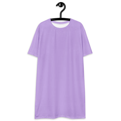 Women's Lavender Purple T-Shirt Dress
