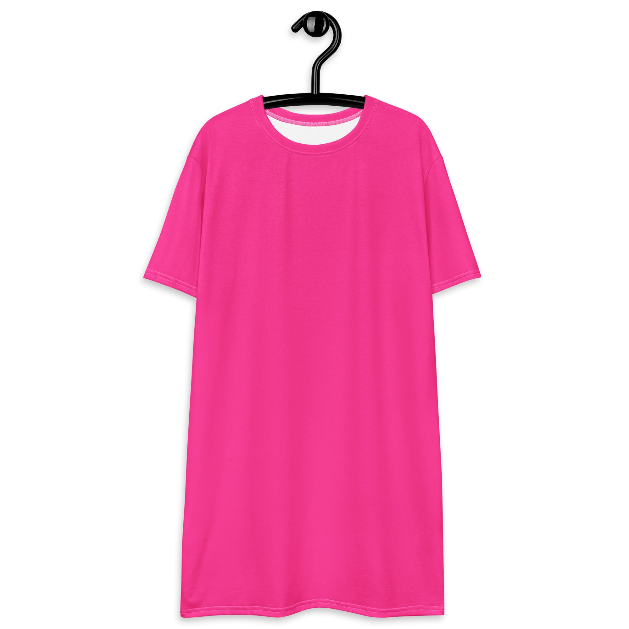 Women's Hot Pink T-Shirt Dress
