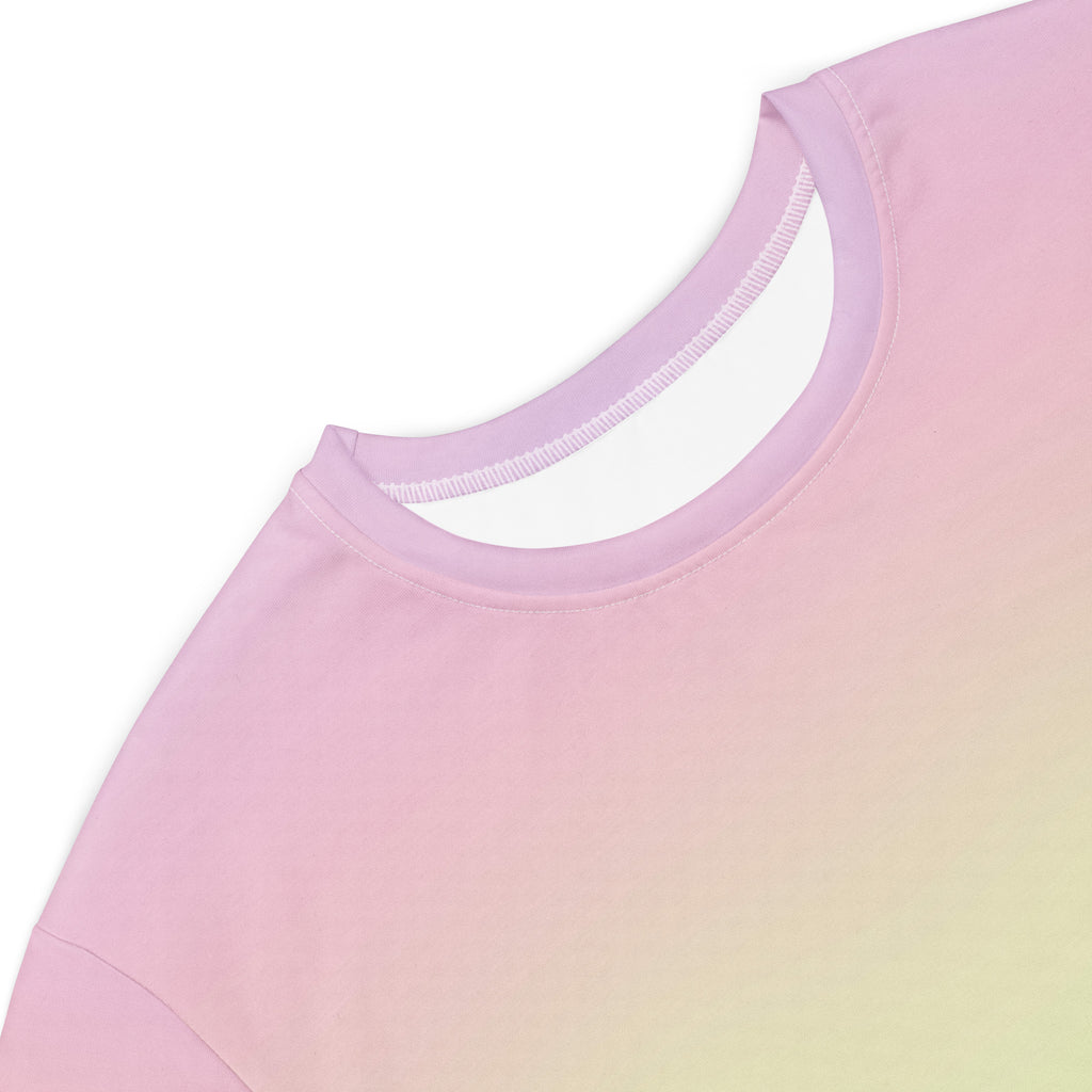 Women's Rainbow Pastel T-Shirt Dress