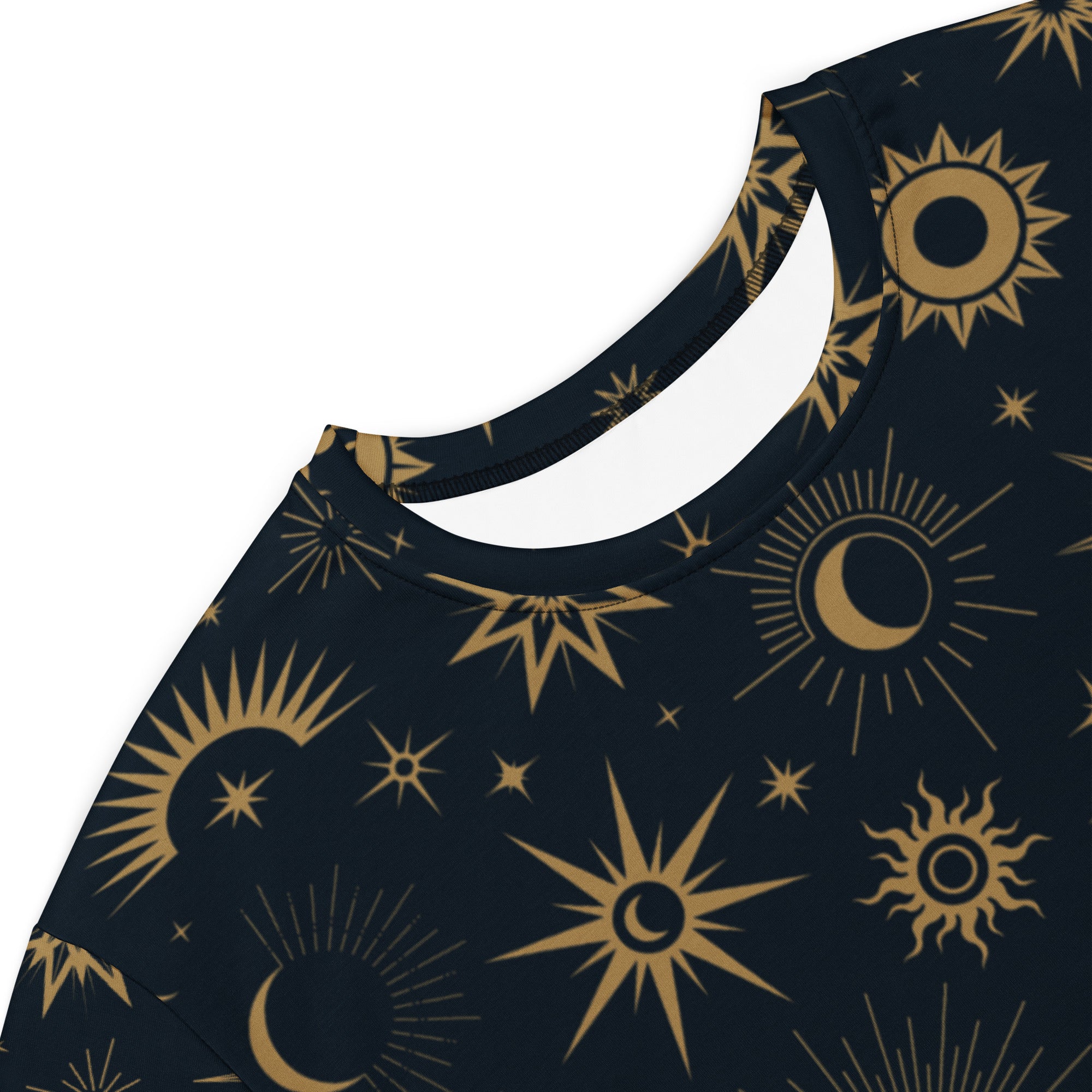 Women's Celestial Sun & Moon T-Shirt Dress