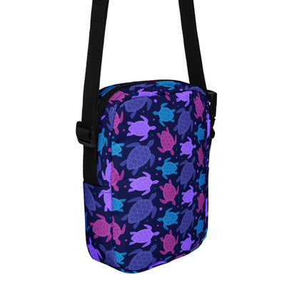Girls Purple Sea Turtles Crossbody Purse