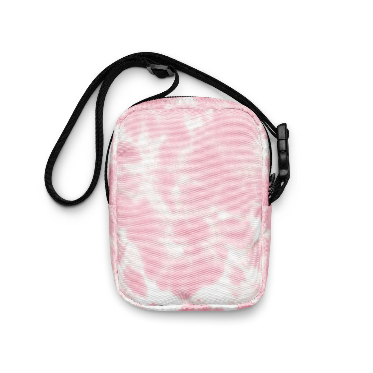Pink Tie Dye Crossbody Bag – Water Resistant Mini Purse With Adjustable Strap & Pockets