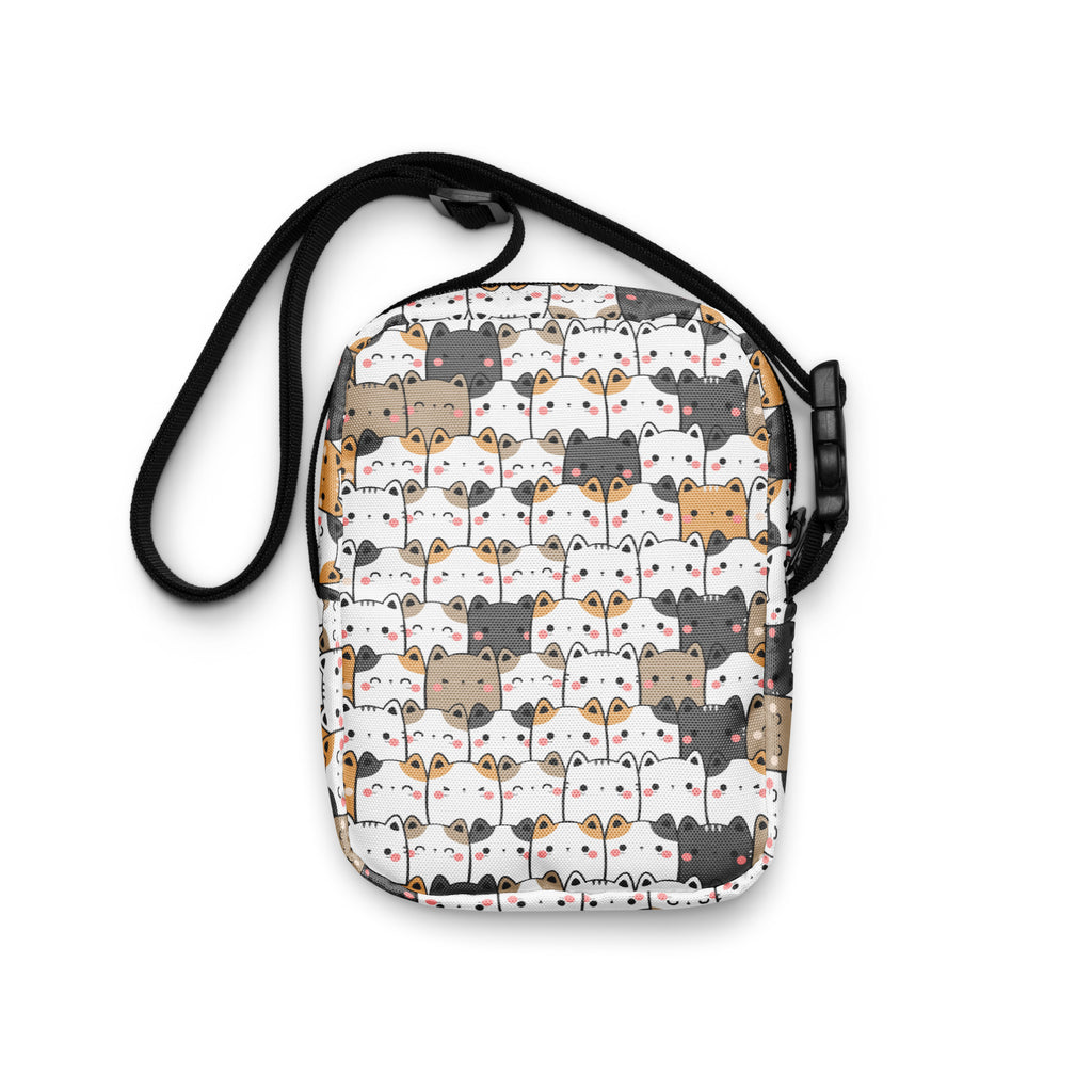 Kawaii Cat Crossbody Bag – Water Resistant Mini Purse With Adjustable Strap & Pockets
