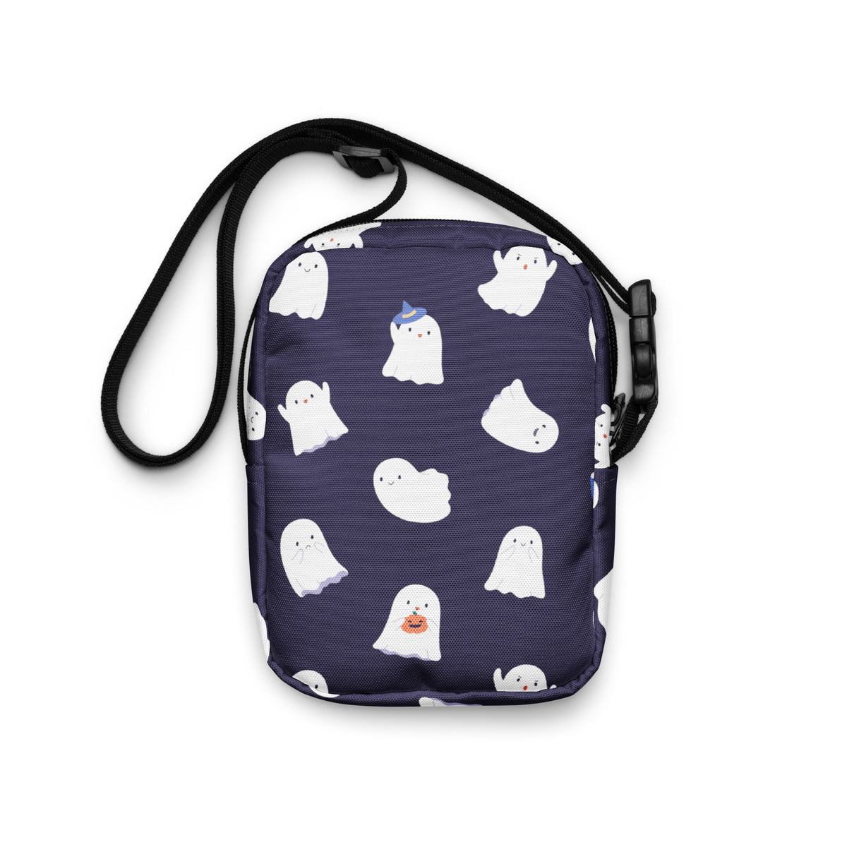 Girls Cute Ghost Crossbody Bag – Water Resistant Mini Purse With Adjustable Strap & Pockets
