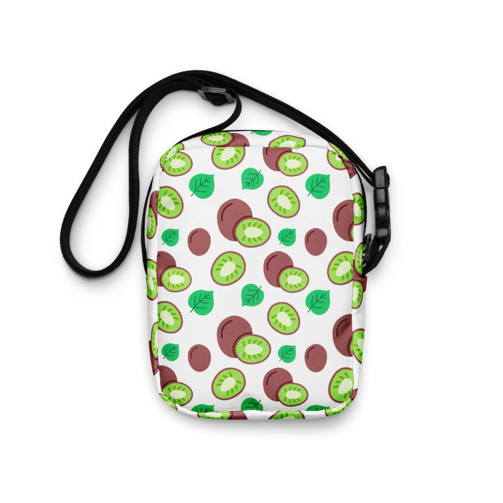 Kiwi Fruit Crossbody Bag – Water Resistant Mini Purse With Adjustable Strap & Pockets
