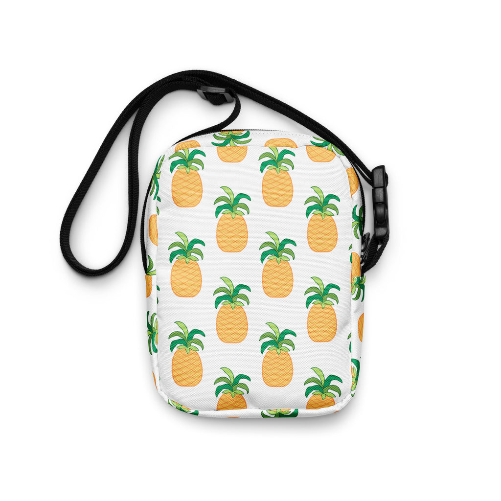 Pineapple Crossbody Bag – Water Resistant Mini Purse With Adjustable Strap & Pockets