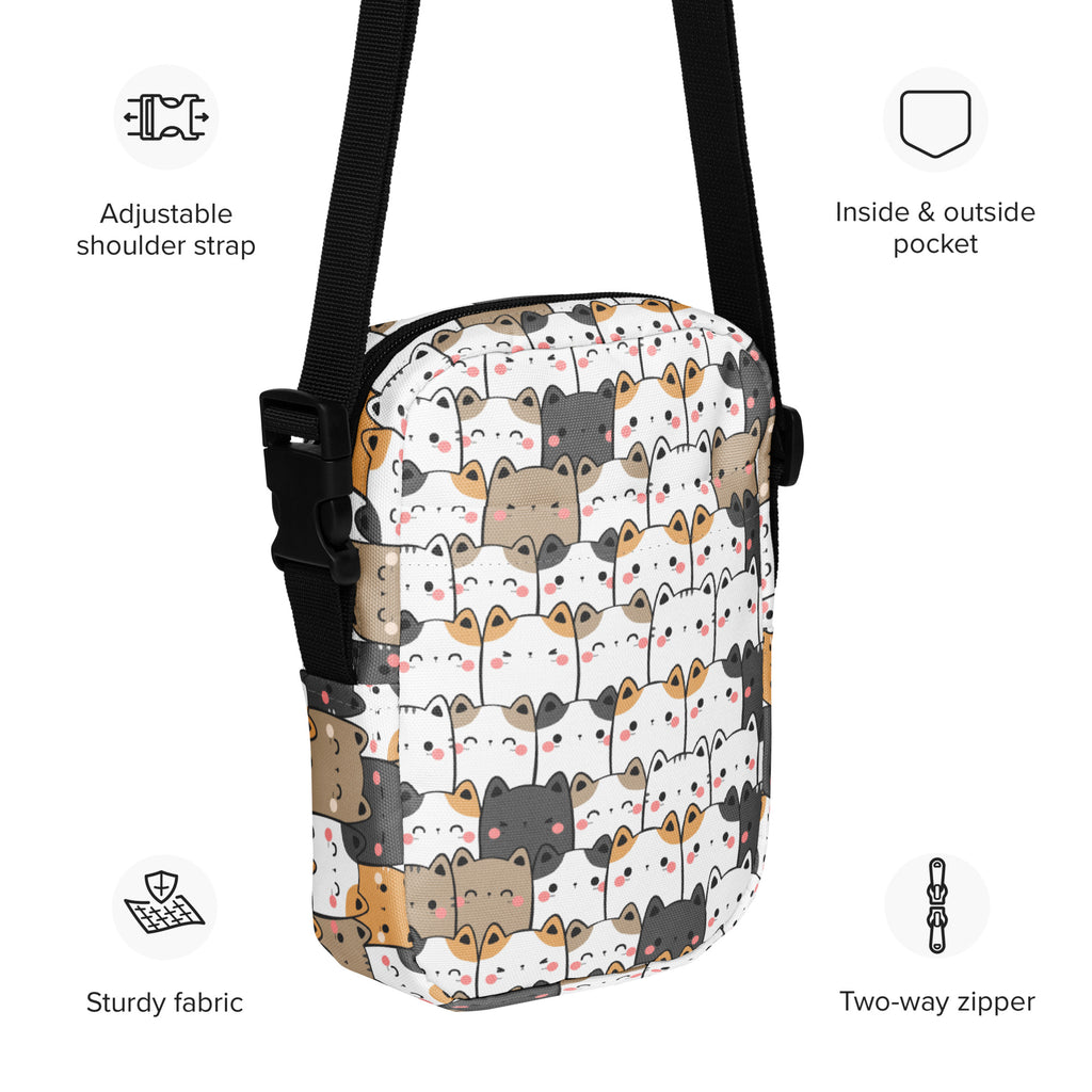 Girls Kawaii Cats Crossbody Purse