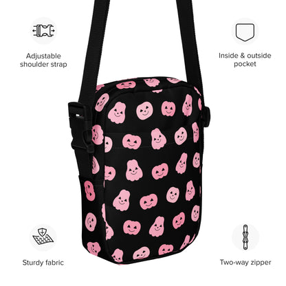 Girls Pink Pumpkins Halloween Crossbody Purse