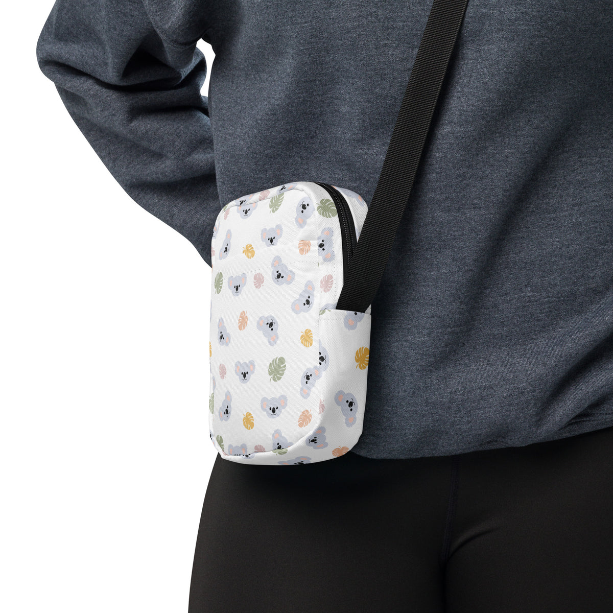 Koala Crossbody Bag – Water Resistant Mini Purse With Adjustable Strap & Pockets