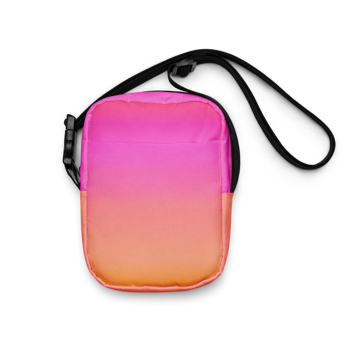 Sunset Ombre Crossbody Bag – Water Resistant Mini Purse With Adjustable Strap & Pockets