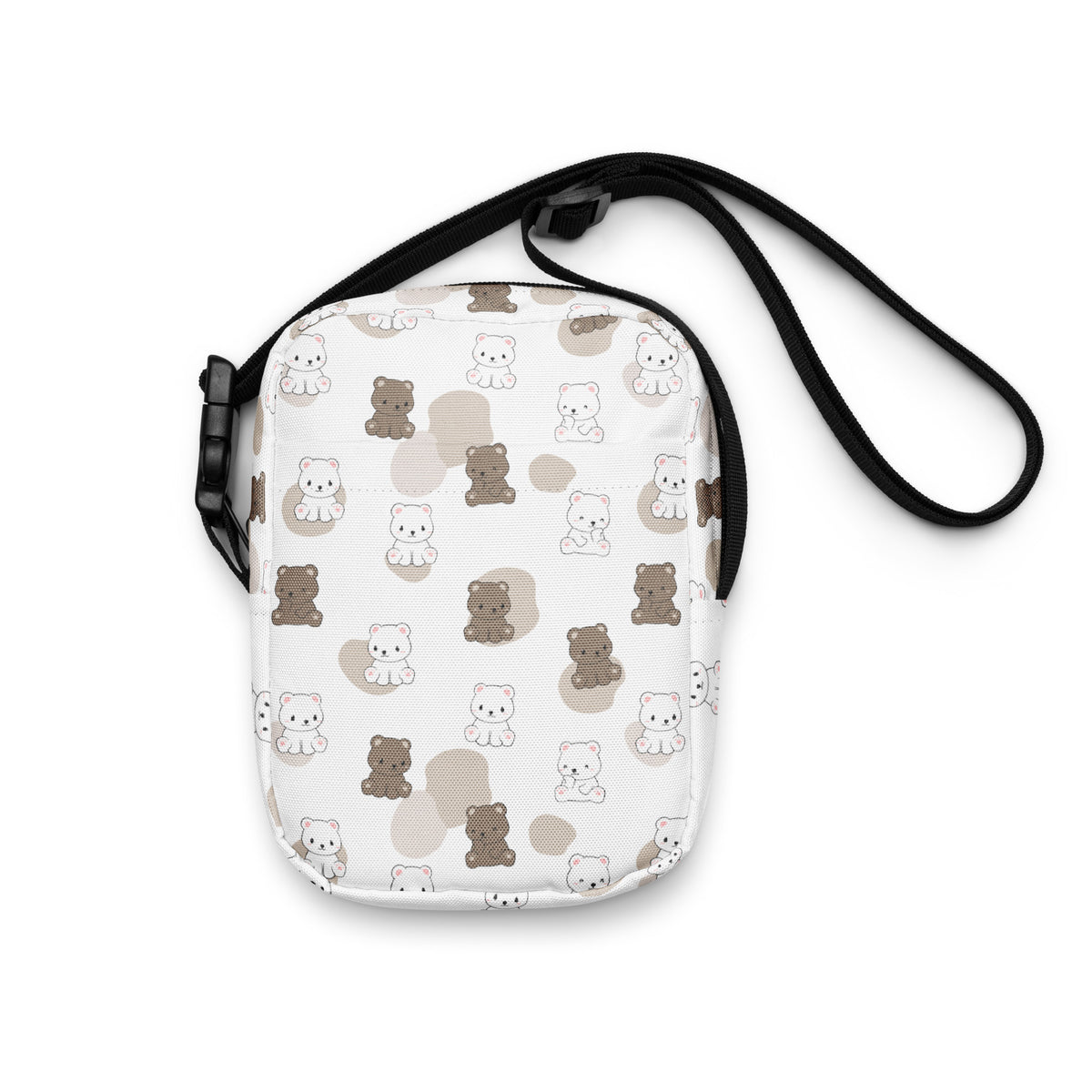 Teddy Bear Crossbody Bag – Water Resistant Mini Purse With Adjustable Strap & Pockets
