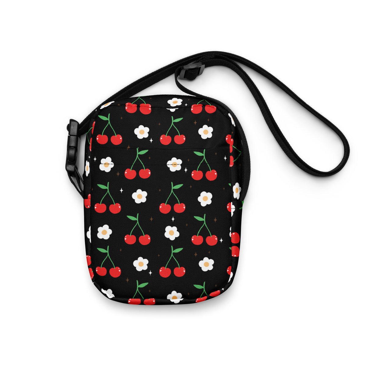 Cherry Crossbody Bag – Water Resistant Mini Purse With Adjustable Strap & Pockets