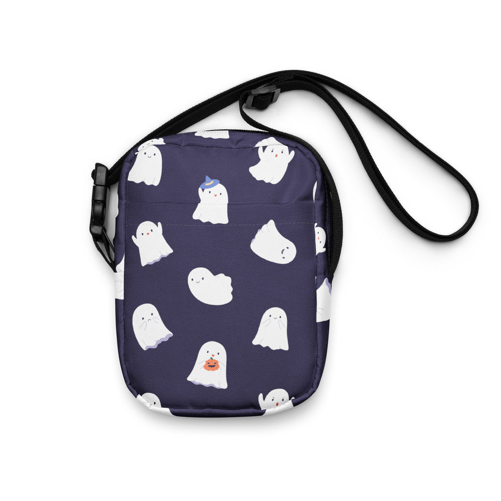 Girls Cute Ghost Crossbody Bag – Water Resistant Mini Purse With Adjustable Strap & Pockets